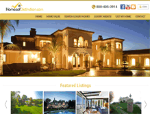 Tablet Screenshot of homesofdistinction.com